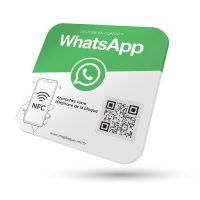 Plaque WhatsApp